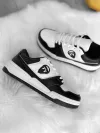 Adidasi barbati casual KRL, albi cu negru H99